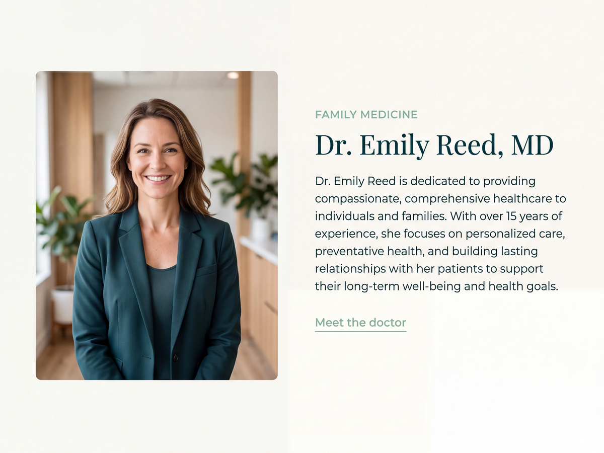 Personal Doctor Website