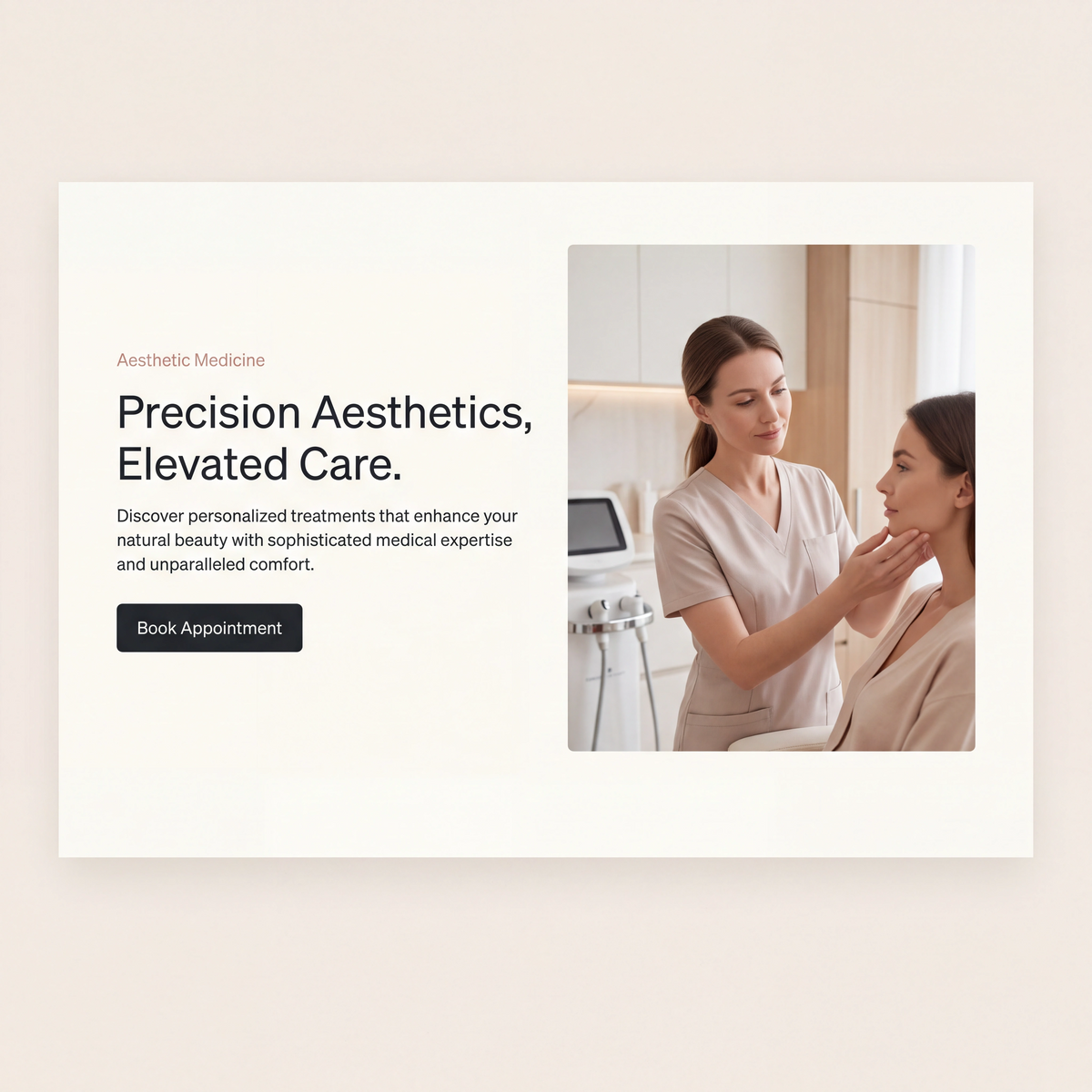 Aesthetic Clinic Homepage