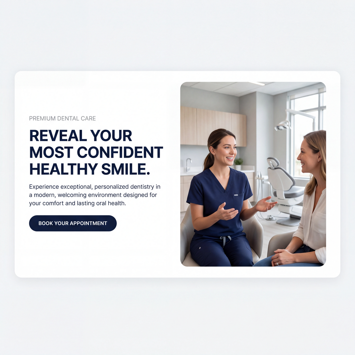 Modern Dental Homepage